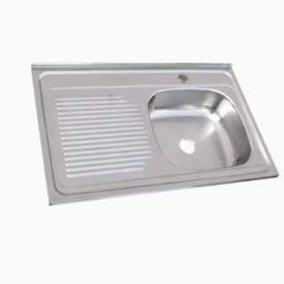 Lavaplatos Sobreponer 800x500 mm Izquierdo para monomando Splendid