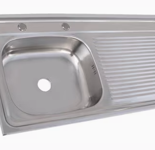 Lavaplatos Sobreponer 1000x500 mm Derecho para combinación Splendid